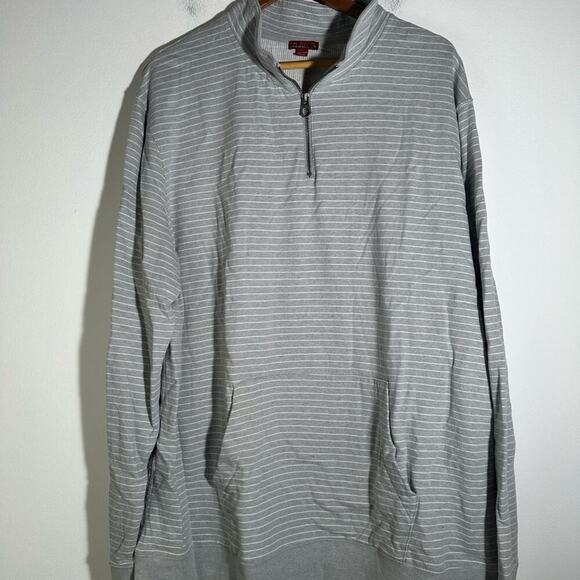 Merona Gray Zip Up Sweater with Stand-Up Collar - Picture 1 of 3